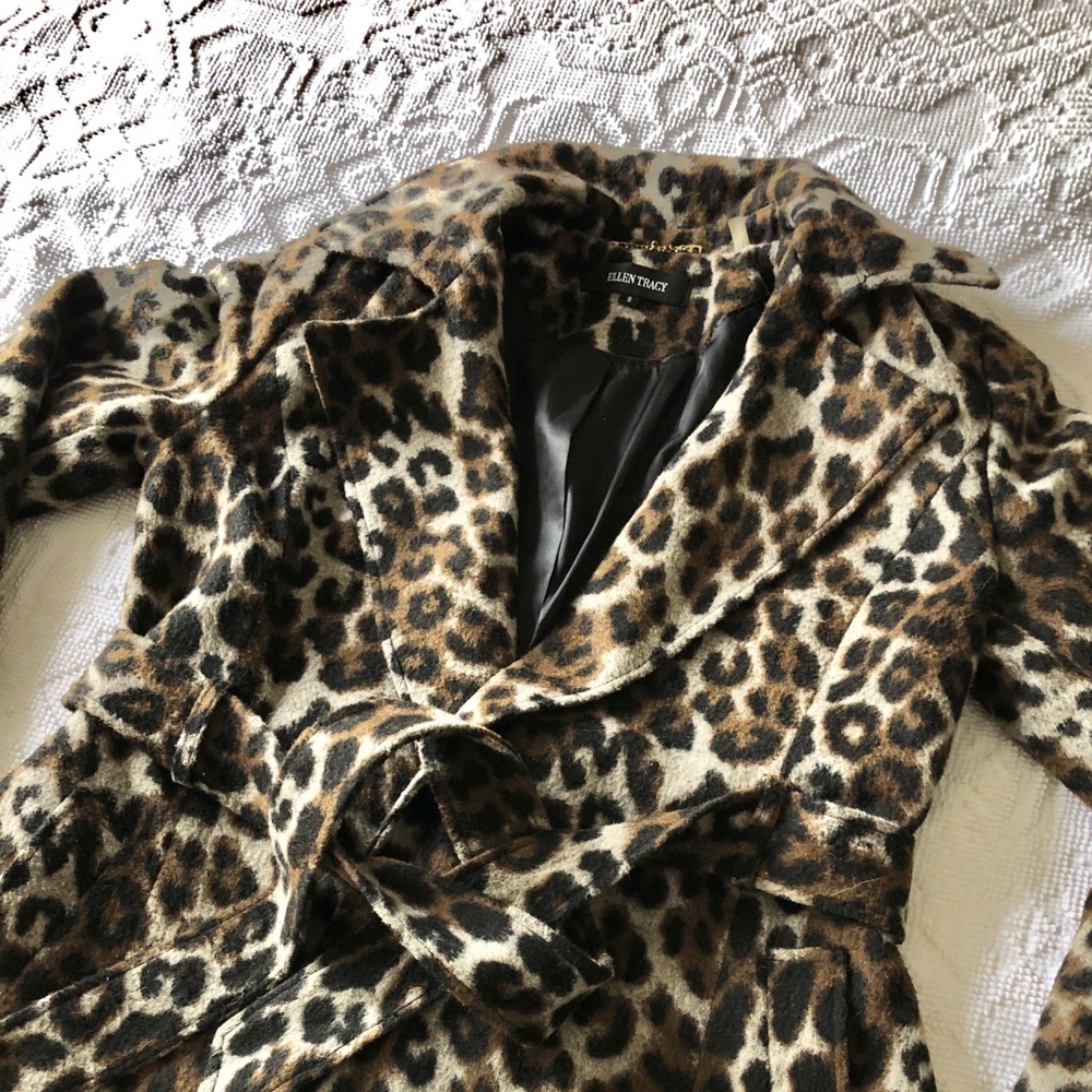 Leopard Trench Coat